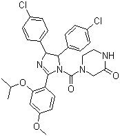 Nutlin-3 molecular structure (CAS 548472-68-0)