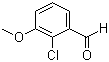 2-Chloro-3-methoxybenzaldehyde molecular structure (CAS 54881-49-1)