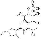 克林霉素 B 2-磷酸酯分子结构 (CAS 54887-31-9)