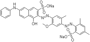 直接紫 51分子结构 (CAS 5489-77-0)