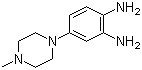 结构式 CAS# 54998-08-2, 4-(4-甲基哌嗪基)-1,2-苯二胺