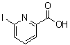 6-碘-2-吡啶羧酸分子结构 (CAS 55044-68-3)