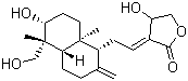 Andrographolide molecular structure (CAS 5508-58-7)