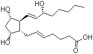Prostaglandin F2a molecular structure (CAS 551-11-1)