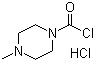 4-Methyl-1-piperazinecarbonyl chloride hydrochloride molecular structure (CAS 55112-42-0)