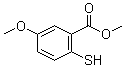 Methyl 2-mercapto-5-methoxybenzoate molecular structure (CAS 55114-90-4)