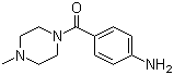 4-[(4-甲基-1-哌嗪基)羰基]苯胺分子结构 (CAS 55121-99-8)