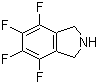 4,5,6,7-四氟-2,3-二氢-1H-异吲哚分子结构 (CAS 55164-86-8)