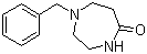 structure of CAS# 55186-89-5, 1-Benzyl-1,4-diazepan-5-one;1-Benzyl-2,3,6,7-tetrahydro-(1H)-1,4-diazepin-5(4H)-one