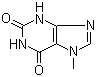 7-甲基黄嘌呤分子结构 (CAS 552-62-5)