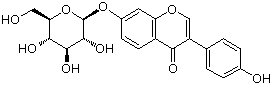 豆苷分子结构 (CAS 552-66-9)