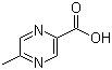 5-Methyl-2-pyrazinecarboxylic acid molecular structure (CAS 5521-55-1)