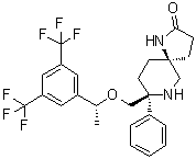 Rolapitant molecular structure (CAS 552292-08-7)