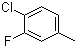 structure of CAS# 5527-94-6, 3-Fluoro-4-chlorotoluene;4-Chloro-3-fluorotoluene