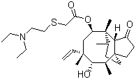 Tiamulin molecular structure (CAS 55297-95-5)