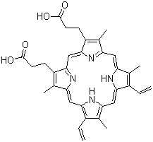 原卟啉分子结构 (CAS 553-12-8)