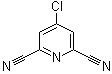 4-Chloro-2,6-pyridinedicarbonitrile molecular structure (CAS 55306-66-6)