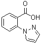 2-(1H-吡唑-1-基)苯甲酸分子结构 (CAS 55317-53-8)