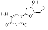 5-Amino-2'-deoxyuridine molecular structure (CAS 5536-30-1)