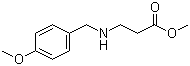 N-[(4-Methoxyphenyl)methyl]-beta-alanine methyl ester molecular structure (CAS 55383-92-1)