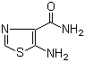 structure of CAS# 5539-46-8, 5-Amino-4-thiazolecarboxamide