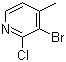 2-Chloro-3-bromo-4-methylpyridine molecular structure (CAS 55404-31-4)