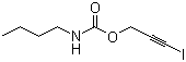 Iodopropynyl butylcarbamate  molecular structure (CAS 55406-53-6)