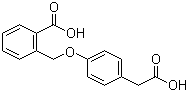 2-[(4-Carboxymethylphenoxy)methyl]benzoic acid molecular structure (CAS 55453-89-9)