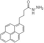 1-Pyrenebutanoic acid hydrazide molecular structure (CAS 55486-13-0)