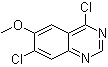 4,7-Dichloro-6-methoxyquinazoline molecular structure (CAS 55496-51-0)