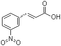 结构式 CAS# 555-68-0, 间硝基肉桂酸