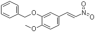 structure of CAS# 55507-05-6, 3-Benzyloxy-4-methoxy-beta-nitrostyrene