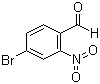 4-溴-2-硝基苯甲醛分子结构 (CAS 5551-12-2)