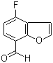 4-氟-7-苯并呋喃甲醛分子结构 (CAS 555155-07-2)