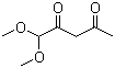1,1-二甲氧基-2,4-戊二酮分子结构 (CAS 55578-64-8)