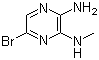 structure of CAS# 55635-63-7, 2-Amino-5-bromo-3-(methylamino)pyrazine;6-Bromo-2-N-methylpyrazine-2,3-diamine