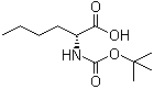 N-tert-Butoxycarbonyl-D-norleucine molecular structure (CAS 55674-63-0)