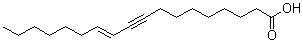 (11E)-11-Octadecen-9-ynoic acid molecular structure (CAS 557-58-4)