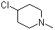 N-甲基-4-氯哌啶分子结构 (CAS 5570-77-4)