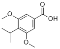 3,5-Dimethoxy-4-(propan-2-yl)benzoic acid molecular structure (CAS 55703-81-6)
