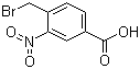 结构式 CAS# 55715-03-2, 4-溴甲基-3-硝基苯甲酸