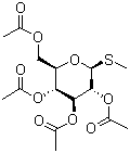 structure of CAS# 55722-48-0, Methyl 2,3,4,6-tetra-O-acetyl-beta-D-thiogalactopyranoside