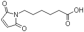 structure of CAS# 55750-53-3, 6-Maleimidocaproic acid;N-(5-Carboxypentyl)maleimide; 6-(2,5-Dioxo-2H-pyrrol-1(5H)-yl)hexanoic acid