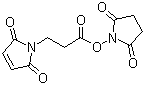结构式 CAS# 55750-62-4, 3-马来酰亚胺基丙酸羟基琥珀酰亚胺酯