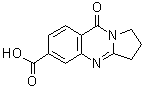1,2,3,9-Tetrahydro-9-oxopyrrolo[2,1-b]quinazoline-6-carboxylic acid molecular structure (CAS 55762-24-8)