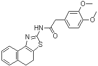 N-(4,5-Dihydronaphtho[1,2-d]thiazol-2-yl)-3,4-dimethoxybenzeneacetamide molecular structure (CAS 557782-81-7)