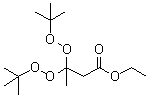 3,3-双(叔丁基过氧基)丁酸乙酯分子结构 (CAS 55794-20-2)