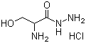 structure of CAS# 55819-71-1, DL-Serinohydrazide monohydrochloride