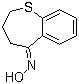 structure of CAS# 5583-39-1, 3,4-Dihydro-1-benzothiepin-5(2H)-one oxime