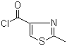 2-甲基-4-噻唑甲酰氯分子结构 (CAS 55842-53-0)
